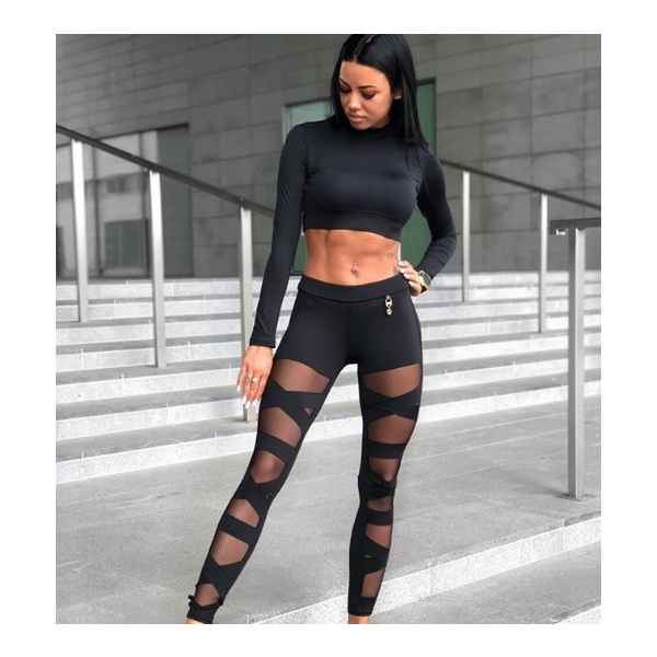 Legginsy modelujące / Siatka   XS - S - M - L